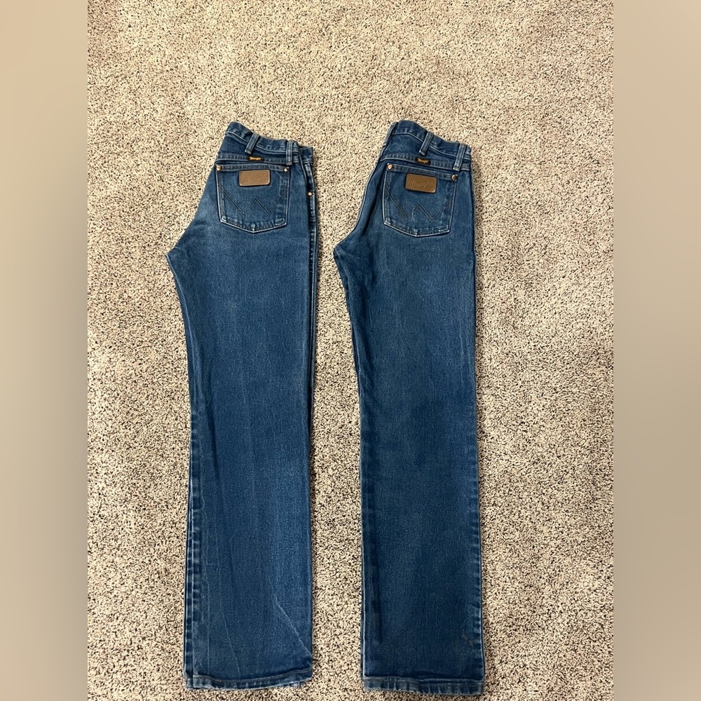 WRANGLER® COWBOY CUT® ORIGINAL FIT JEAN IN STONEWASHED 30x33 used